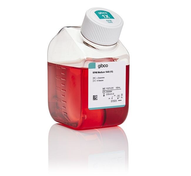 Gibco/1640培养基，不含L-谷氨酰胺/11879020/500ml