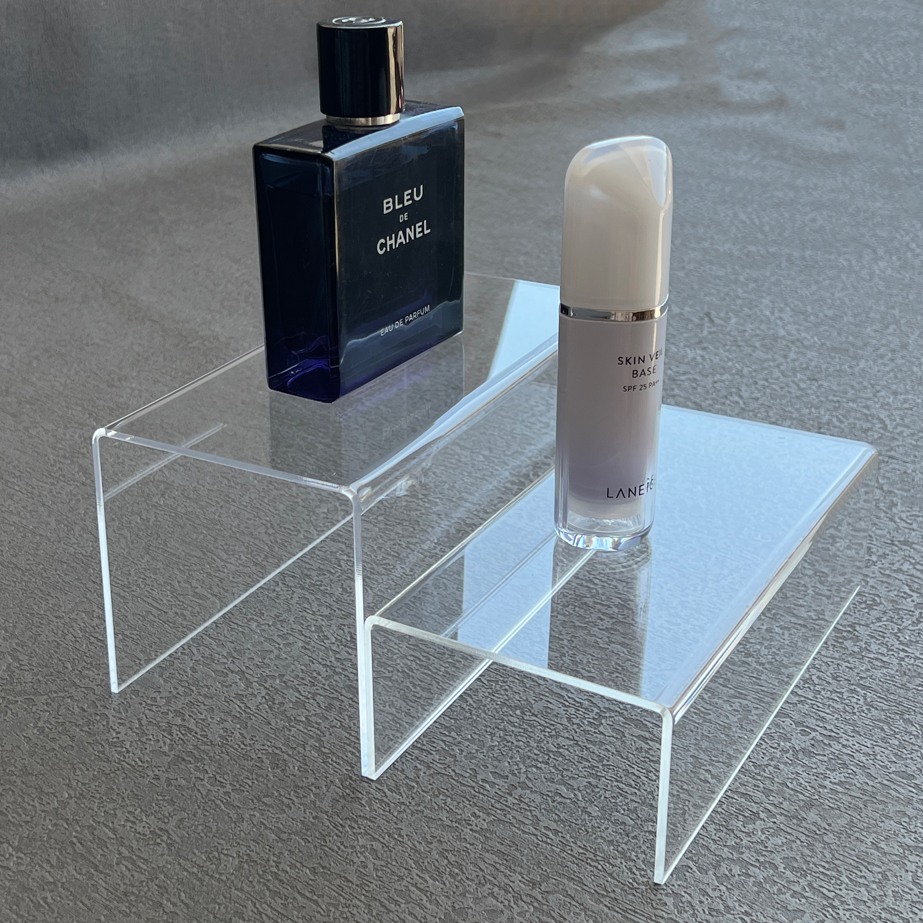 Acrylic White Transparent Cosmetics Show Shelf Shoe Bag Display Shop Window Ornament U Shaped Exhibition Shelf Custom