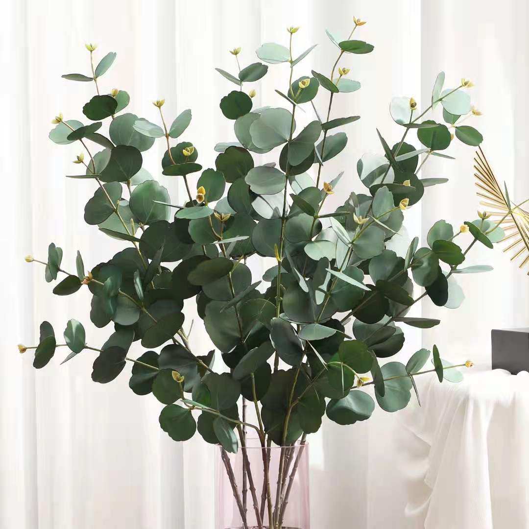 Fashion eucalyptus leaf plant silk flower decorative props decoration simulation flower fake flower flower fake flower simulation flower decoration
