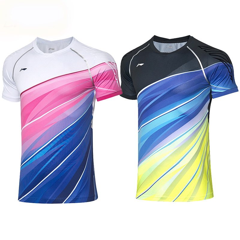 Li Ning 20 Xia Xin Tang You Cup badminton quick-dry men's and women's competition uniform AAYQ069AAYQ094