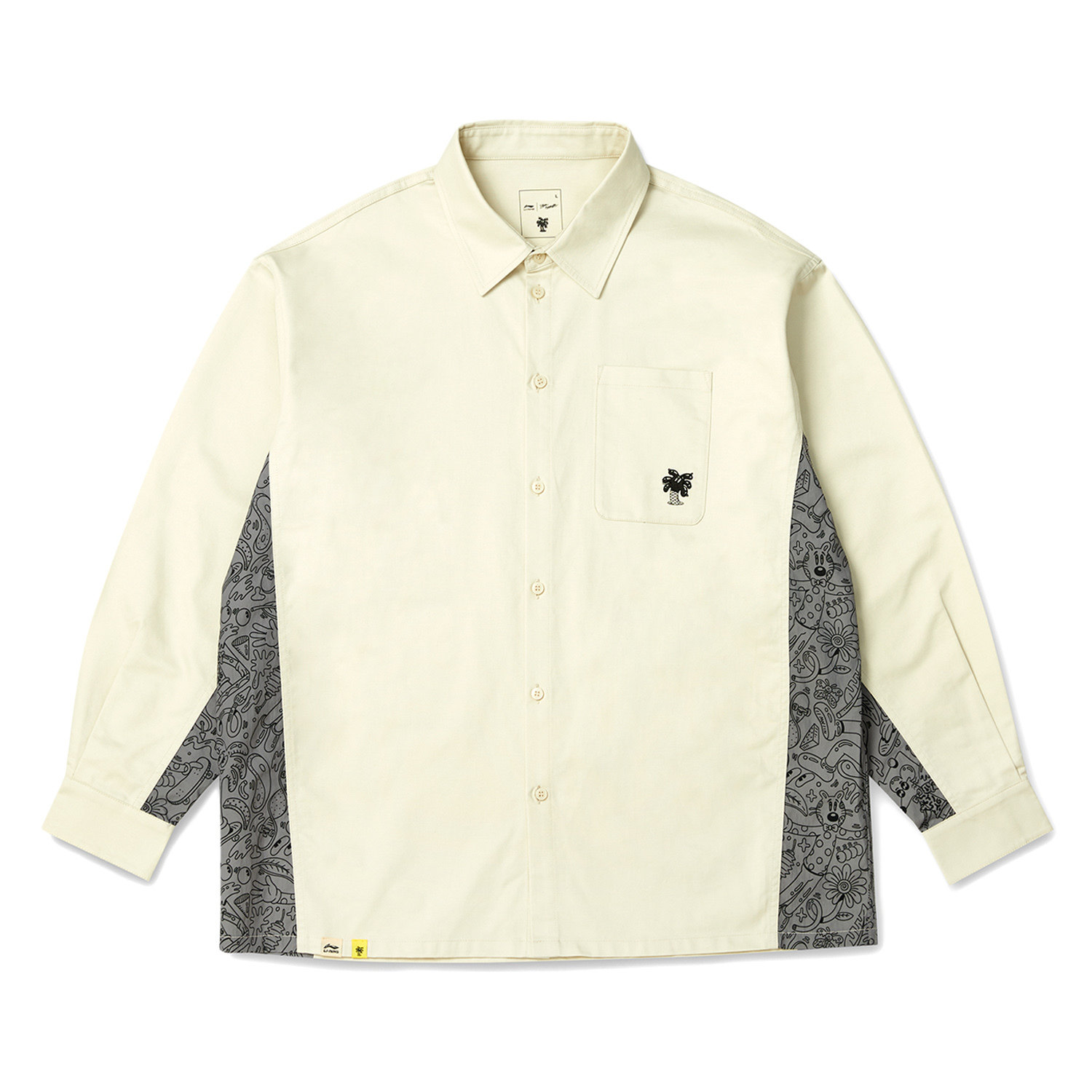 Li Ning 2021 Winter New Men's Skateboard Series Leisure Shirt ASHR189