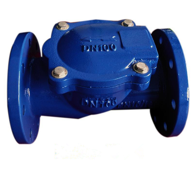 Rubber flap check valve H44X-16 ductile iron swing check valve Shanghai Lianggong Shanghai Lianggong valve