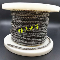 Single crystal copper gun grey wire 8 strands woven 152 core single crystal copper 8 strands Preparation silver plated wire