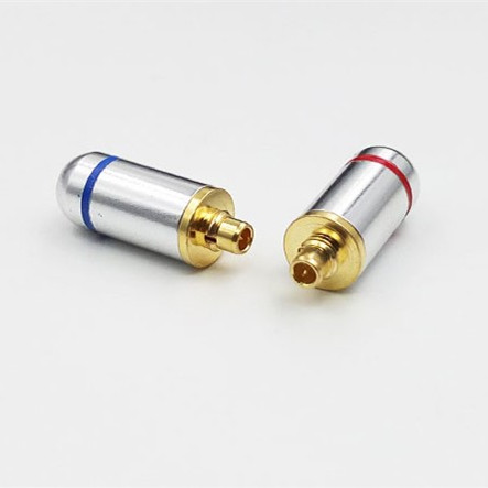 diy mmcx standard gold plated earphone upgrade small black clip plug SE846 SE535 UE900 215 315