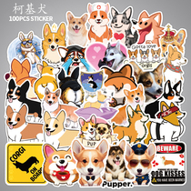Cute Favorites Kirchai Dog Dog Stickler Suitcase Stickers Waterproof Boomer Logo logo Decorative Sticker notebook electric
