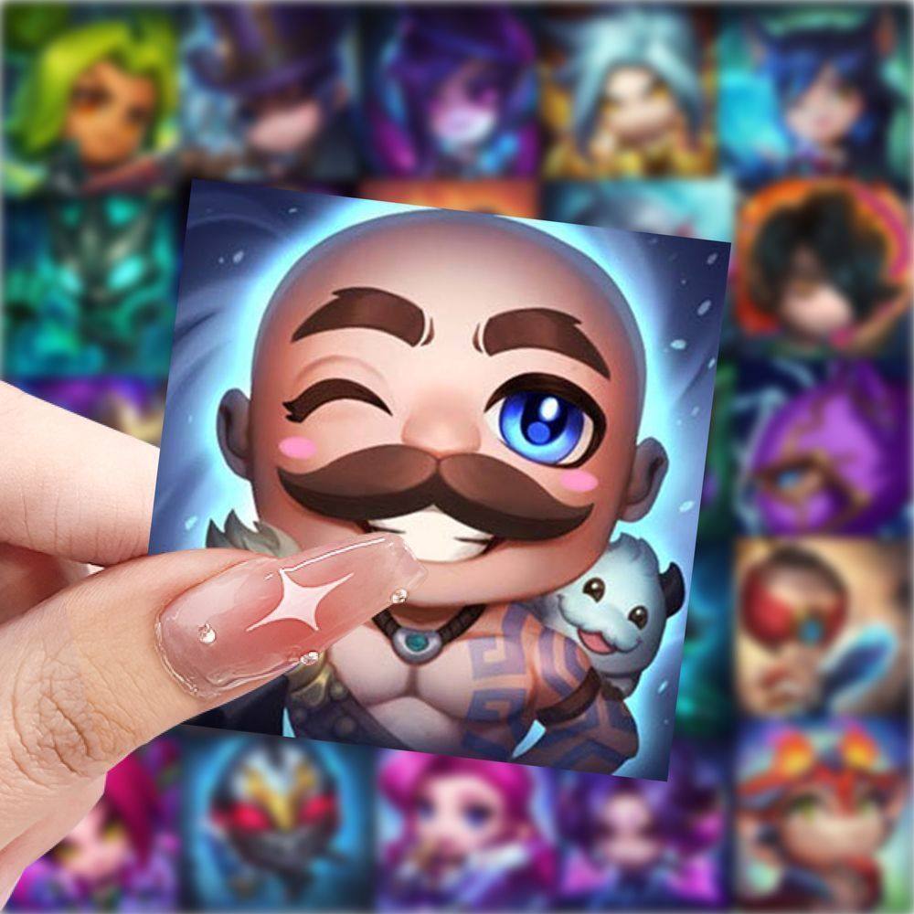 从Q版英雄联盟头像贴纸看创意设计的魅力_英雄联盟_淘宝游戏网