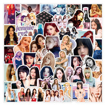 50 BLACKPINK Fashion Graffiti Sticker Luggage Sticker Stars Sticker Waterproof Decorative Sticker Set