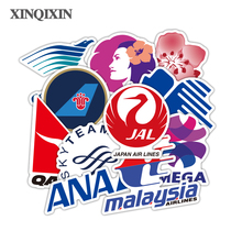 55 aviation label stickers Tide brand waterproof luggage stickers suitcase trolley case skateboard guitar personality stickers