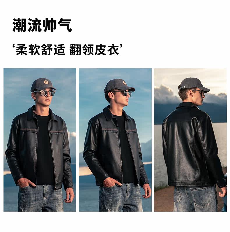  рысь  Yingjuele тенденция красивый черный ход воротник кожаная одежда школьник локомотив Кожа куртка пальто молодежь весна куртка        