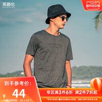 British Jue Lun three-dimensional bump embossing process round neck short sleeve t shirt mens summer new casual versatile half-sleeve shirt