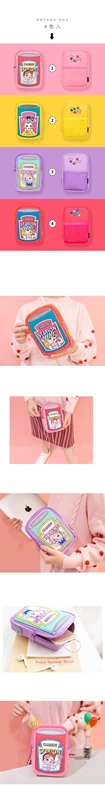 Mới tuyệt vời phim hoạt hình điện thoại di động gói kỹ thuật số điện sạc kho báu tai nghe dòng dữ liệu máy ảnh kỹ thuật số túi lưu trữ hoàn thiện gói hộp đựng tai nghe sony