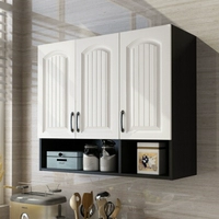 Высокие 80 длиной 90 глубины 30 см три двери с нижним черным грецким орехом