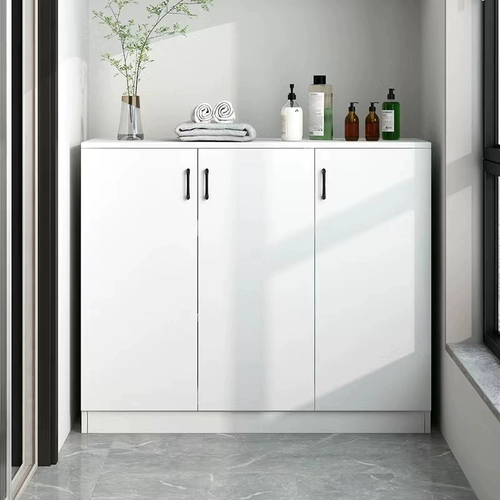 Шкаф для хранения на балконе, бытовой шкаф для хранения большой вместимости, напольный шкаф для обуви, солнцезащитный шкаф, эркер, низкий шкаф