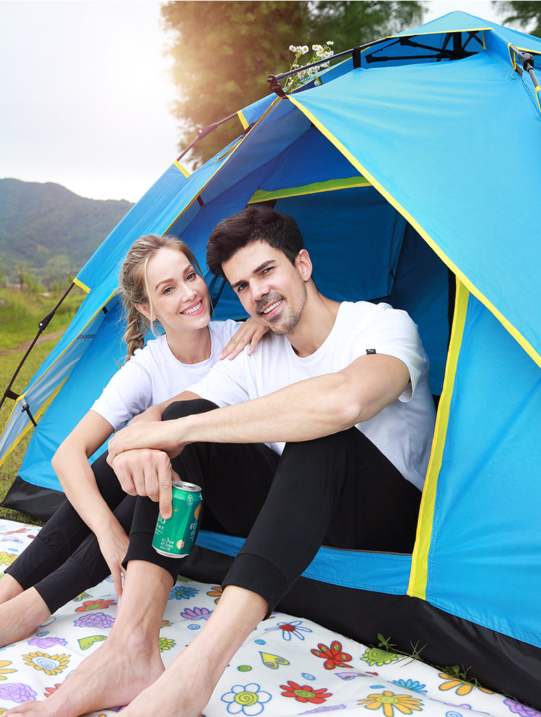 Tent Outdoor Camping Thickened Rainstorm-proof Outdoor Camping Full-automatic Quick-opening Double-person Portable Equipment