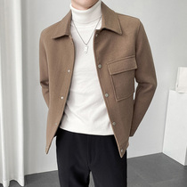 Spring and autumn new Inron Maos jacket mens body short style Tide Card Tooling Fashion Youth Niche Casual Clip Jersey