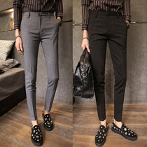 Hairstylist pants mens casual pants 2020 autumn new slim-fitting small-legged trousers trend youth business trousers
