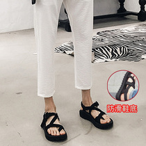 Summer sandals mens beach shoes 2020 new Japanese retro sports leisure Korean version of wild trend slippers men