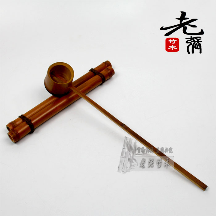 Wine Drinking Machine Day Style Water Scoop Water Ladle Wine Spoon Bamboo Root Water Ladyer Tea Spoon Pillow Tea Duct Zero Deserve Bamboo Cup Tea Spoon
