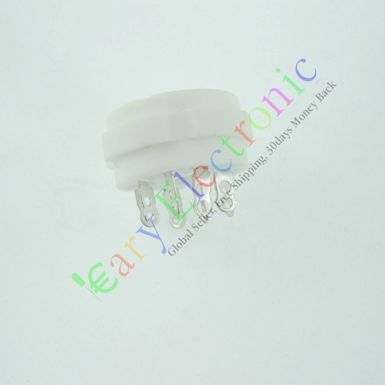 8-foot ceramic vacuum tube silver plated tube holder GZC8-1 6P6P 6P6P 6N8P 5Z3P KT88 EL34 EL34