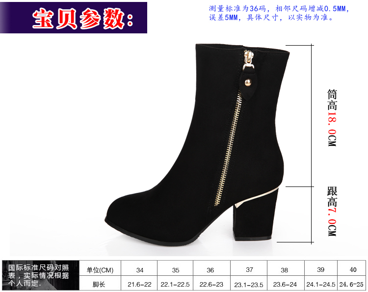Bottes mi-saison femme en Caoutchouc - Ref 3250727 Image 4