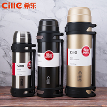 Heale Fashion Colorful Stainless Steel Vacuum Insulation Kettle Large Capacity Travel Pot Outdoor Sports Insulation Kettle