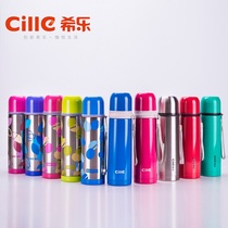 Xile 304 stainless steel thermos men and women portable student water cup Teacup Childrens vacuum cup customization