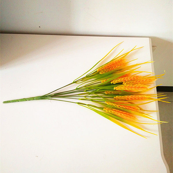 Special New Simulation Rice Rice Fake Flower Flower Flower Shoot Prop Outdoor Living Room Place Flower