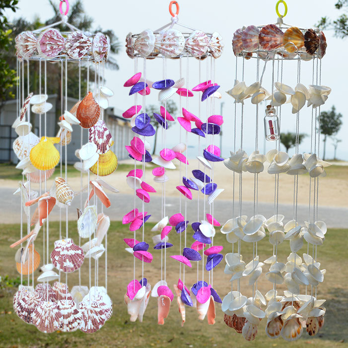 Shell wind chimes diy handmade material package kindergarten children creative handmade home ornaments door decoration