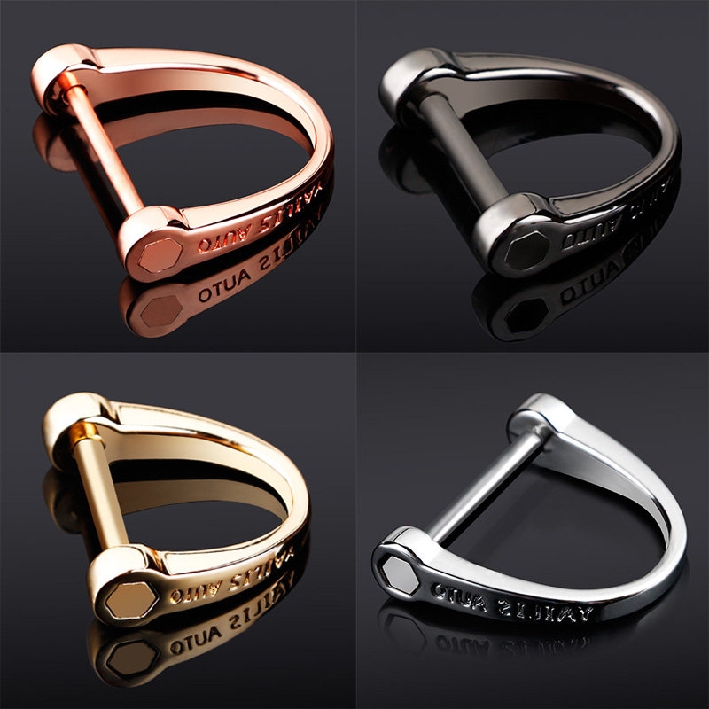 Suitable for forbesins BMW Audi Honda Bike Land Rover Chevrolet car key buckle horseshoe buckle accessories