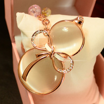 Key hoist key chain ring girl girlfriends birthday gift Car pendant shake sound with creative Diamond