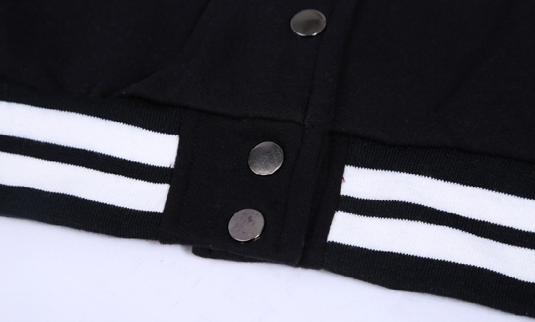 Vanuatu Flag Jacket Bộ đồ bóng chày Cotton đen Áo khoác bóng chày Áo len lông cừu - Áo khoác thể thao / áo khoác áo khoác the thao nam adidas