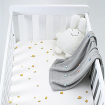 Kuipujia baby bed fitted childrens sheets Baby cotton waterproof bedspread Li bedding on and off the bed customization