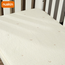 Crib fitted sheet baby bed simple cotton quilted quilted splicing bed kindergarten mattress cover customization