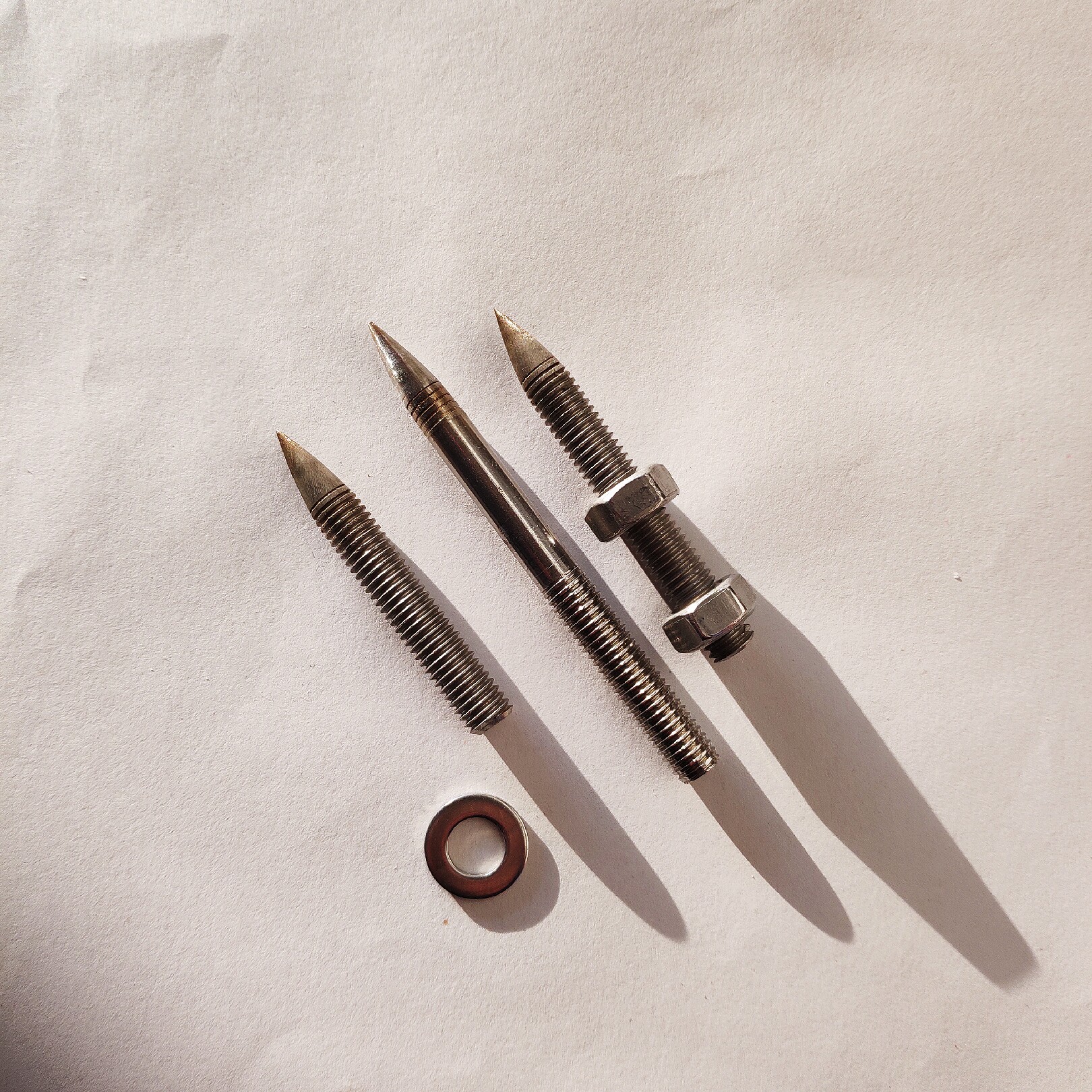 Discharge needle Tesla coil discharge needle 8mm with thread 10 yuan a