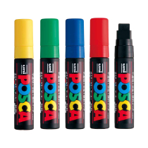 Japan uni Mitsubishi Mark POSCA Series PC-17k Water-based Markpen 8-color beginner drawing coloring Anime Special POP poster advertising pen