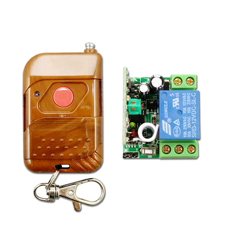 Wireless remote control switch 12V access control remote control fence machine single electronic control door remote control remote control switch module
