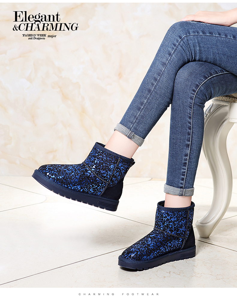 Bottes hiver pour femme en TPR  - Ref 3246841 Image 13