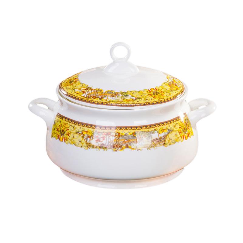 Qingming festival painting gifts meal jingdezhen Chinese wind glair ipads porcelain tableware suit to the foreigner