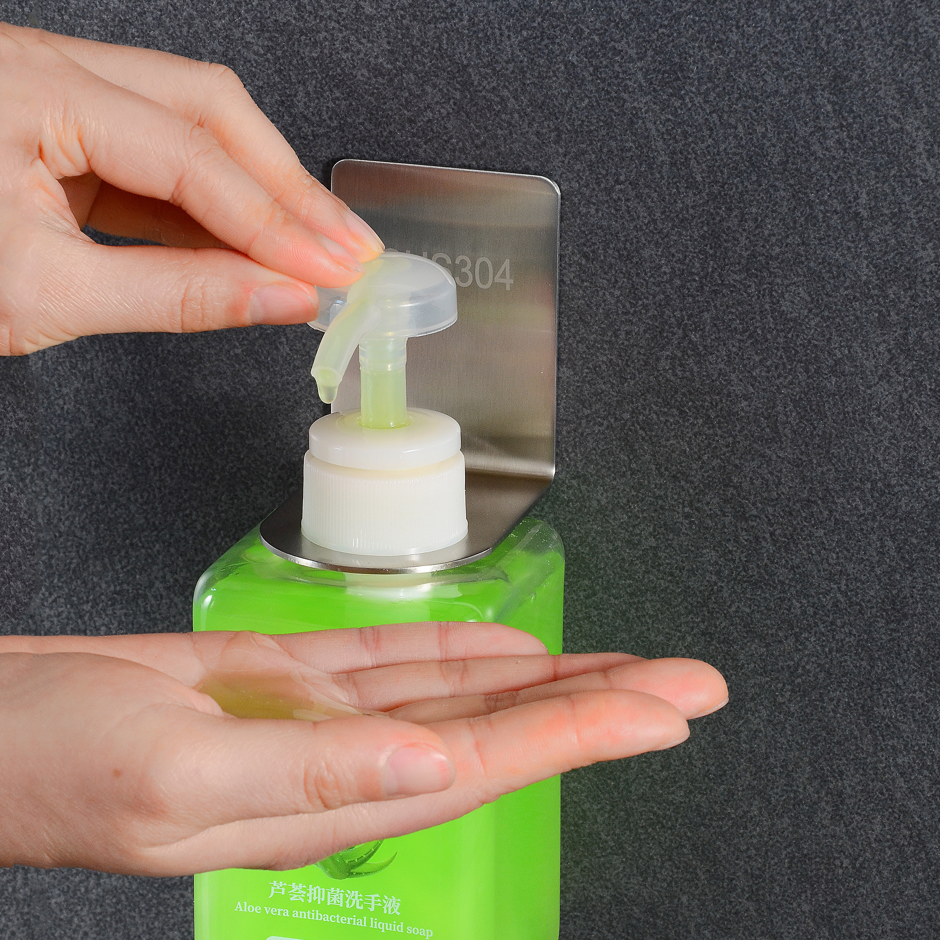 Hand washing artifacts shower dewwall hanging peg stainless steel nail-free bathroom hanging kitchen cleaning finishes