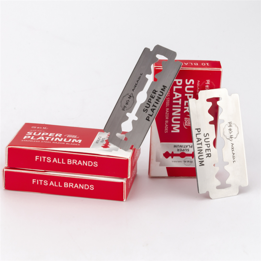 Achabi Red Box Shaving Double-sided Blade Old Manual Double-deck Shaved Blade Hairbar Hairware