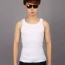 Áo vest nam cotton mùa xuân và hè chạm đáy cổ tròn ao thể thao Lót