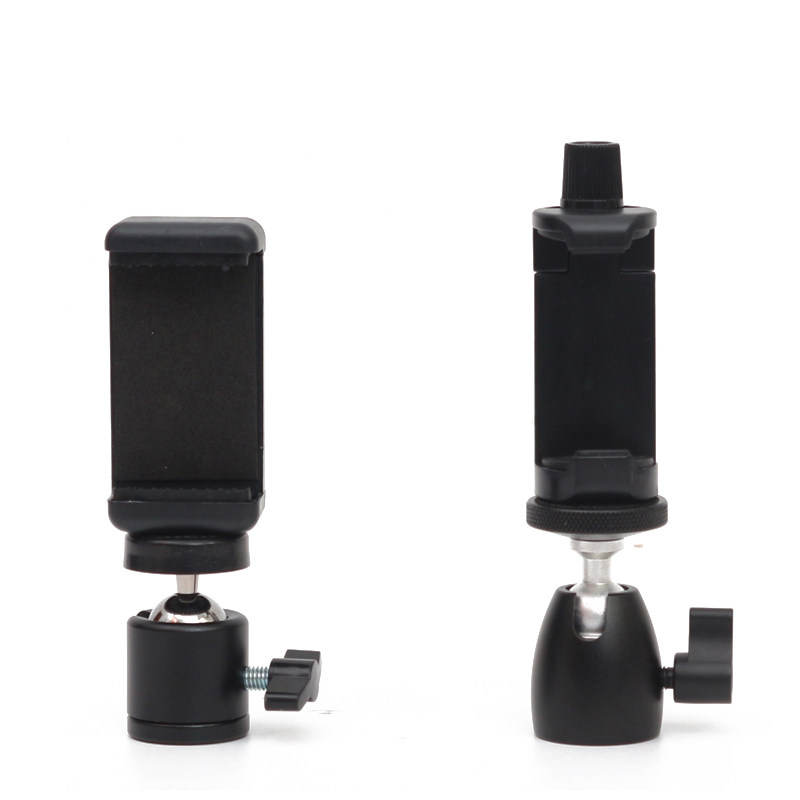 Live mobile phone clamps with a million-to-spherical cloud stand selfie rod with mobile phone seat