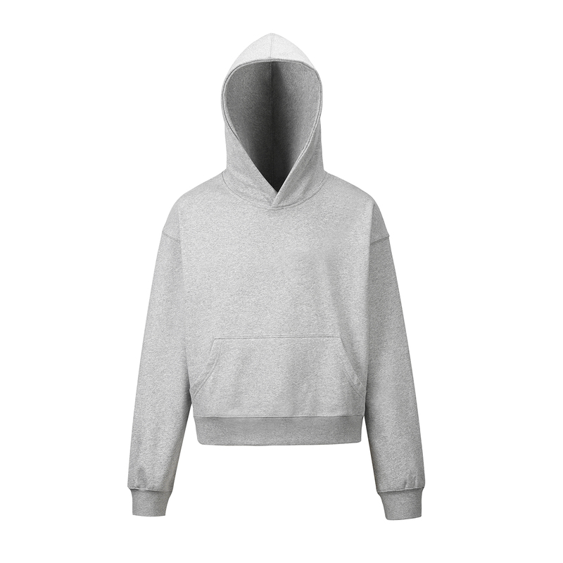Lnsane American Retro Cleanfit Gray Hooded Short Sweatshirt for Men, Loose and Versatile Casual Hoodie Jacket Lnsane American Retro Cleanfit Gray Hooded Short Sweatshirt for Men, Loose and Versatile Casual Hoodie Jacket