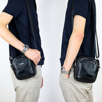Men Packets Bag Mini Mens Bag Satchel Small Carry-on Leather Bag Single Shoulder Bag Slanted Satchel Casual Light Backpack