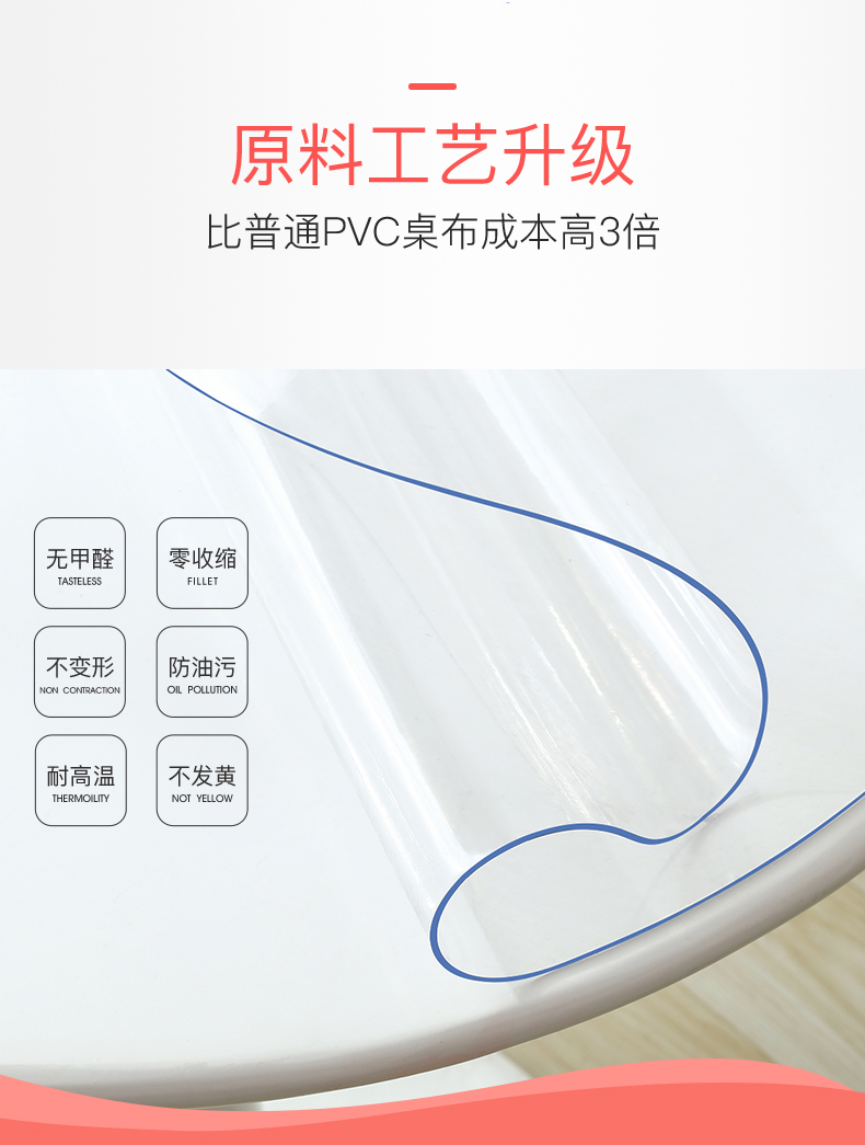 Khăn trải bàn tròn nhà PVC Khăn trải bàn hiện đại tối giản bàn mat chống vảy chống thấm dầu chống thấm bàn tròn dùng một lần - Khăn trải bàn khăn trải bàn kính phòng khách