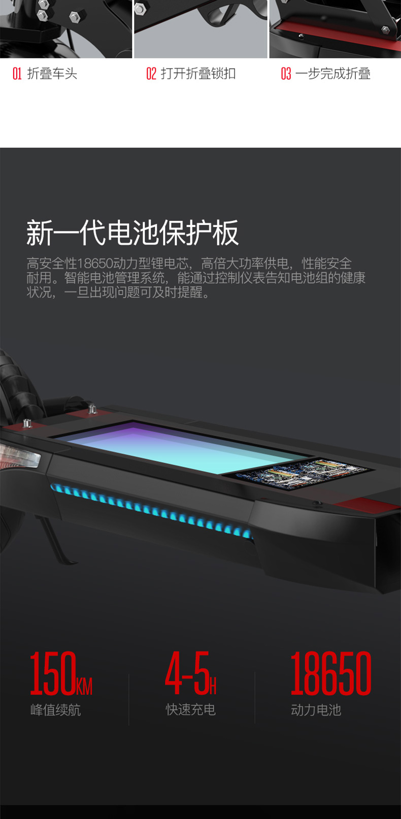 Xilupu Q13 xe tay ga trẻ em dành cho người lớn mini gấp điện xe tay ga nhỏ pin siêu xe công nghiệp - Xe đạp điện xe dibao