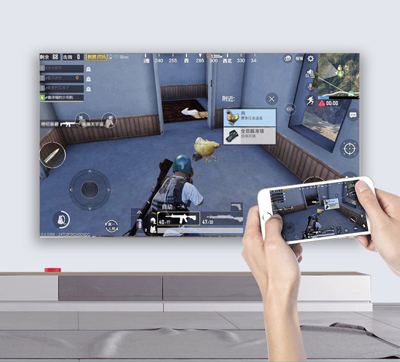 Tmall ma thuật bỏ phiếu 4K phiên bản màn hình không dây điện thoại di động với màn hình TV box HD set-top box - Trình phát TV thông minh wifi tp link 2 râu