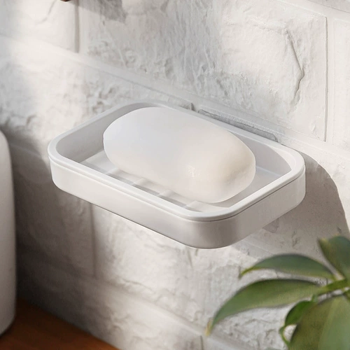 Чисто белая мыльница без пунша Uncle Dake, двухслойная мыльница