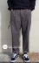 Hàn Quốc Dongdaemun quần áo nam mua thắt lưng thun co giãn dọc nhung lỏng rộng chân thẳng quần giản dị 18 mới