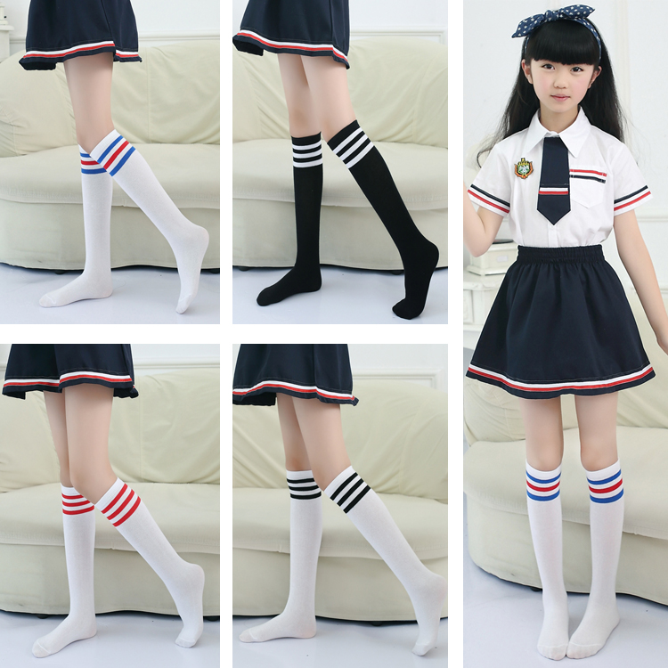 Lễ Hội của trẻ em Hiệu Suất Cao Socks Mẫu Giáo Bé Over the Knee Vớ Dài Trai Cô Gái Trung Trường Đồng Phục Học Sinh Váy